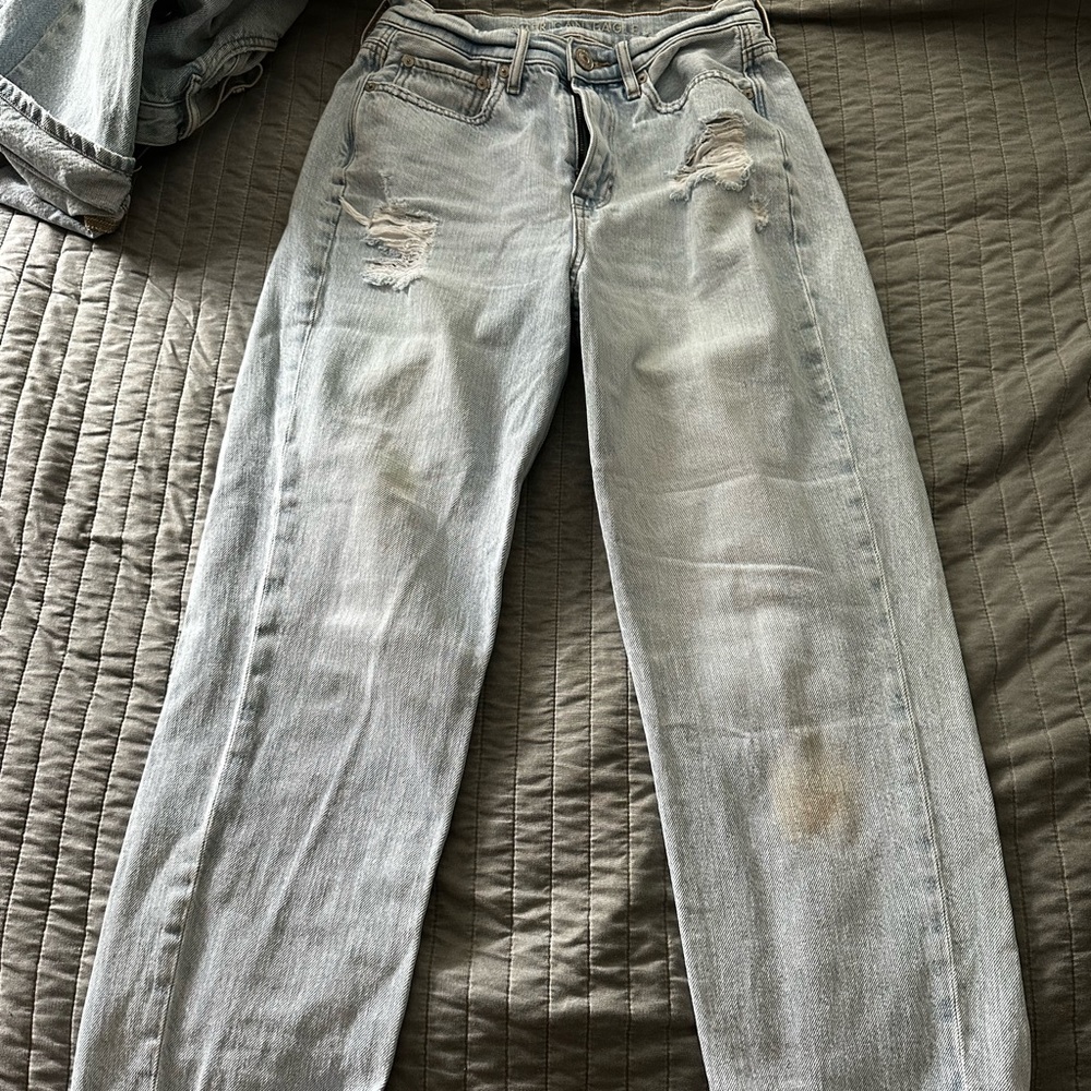 High rise jeans
